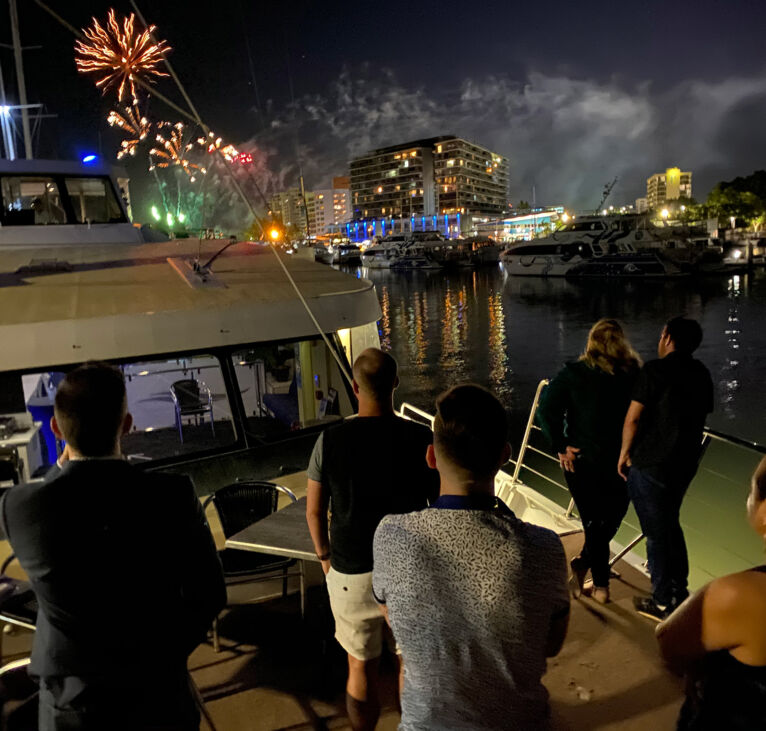 Spirit of Cairns New Year's Eve Cruise fireworks